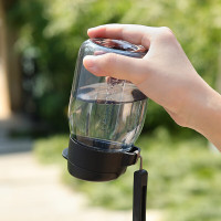 特百惠(Tupperware)350ml嘟嘟企鹅杯(带拎绳)黑色