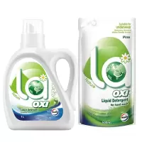 威露士洗衣液la有氧洗3斤装(机洗1L+手洗500ml*1袋) 除菌除螨温和洁净持久留香