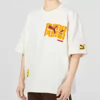 彪马(PUMA)男装 2023春季新款运动服健身训练潮流时尚舒适透气圆领短袖T恤 620336-65