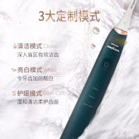 飞利浦(PHILIPS)电动牙刷 声波震动 情侣电动牙刷 软毛杀菌 云杉绿 HX2451/08