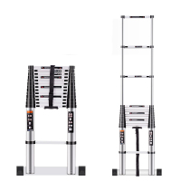 铝合金单面伸缩梯便携竹节户外梯 6.2米单面伸缩梯