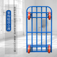 汇特益 HT-8803 方管平板拖车100x60cm 8寸 承重约1000斤折叠手推车 四轮载重王搬运拖车(单位:个)