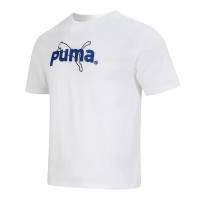 彪马(PUMA)T恤男装 2023夏秋新款运动服潮流时尚舒适透气健身训练圆领短袖 621987-02