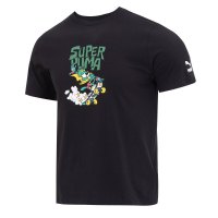 彪马(Puma)男装上衣2023夏季新款运动服跑步健身训练透气宽松休闲短袖T恤 621992-01