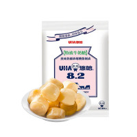 (临期保质期2.1)[3袋特浓牛奶糖102g*3]悠哈UHA味觉糖8.2系列夹心特浓牛奶糖特浓牛奶糖苏宁宜品102g*3