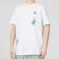 彪马(Puma)男2023夏季运动服健身训练潮流时尚舒适透气圆领半袖短袖T恤 621993-02