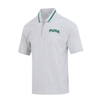 彪马(PUMA)短袖男23夏季新款运动休闲T恤透气商务1/3拉连翻领POLO衫 622541 622541-04