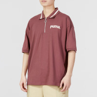 彪马(PUMA)POLO衫男装 2023春季新款潮流时尚健身训练运动服舒适透气短袖T恤 622541-49