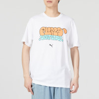 彪马(PUMA)男2023春季运动服健身训练潮流时尚舒适透气圆领半袖短袖T恤 622553-02
