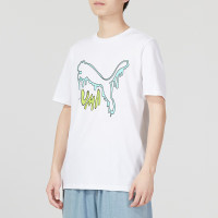 彪马(Puma)男装上衣2023夏季新款运动服跑步健身训练透气宽松休闲短袖T恤 622554-02