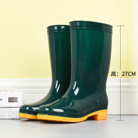 谐晟 中筒防滑防水鞋厨房洗车劳保果冻雨鞋雨靴