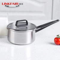 凌丰(LINKFAIR)钛合金不粘锅小奶锅 宝宝辅食煮热奶锅 家用煤气电磁炉 LFNG-TK16DC 1个
