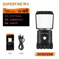 神火(SupFire) 营地灯露营灯钓鱼灯手提灯可充电led照明灯 T30 1个 1个
