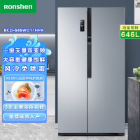 容声(Ronshen)对开门冰箱646升超大容量一级能效风冷无霜家用两开门冰箱BCD-646WD11HPA