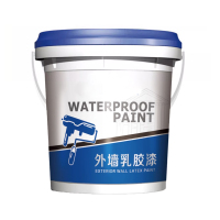外墙漆防水防晒乳胶漆 室外油漆涂料 家用自刷卫生间水泥墙面内墙漆 白色 20L