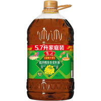 鲁花低芥酸浓香菜籽油(香飘万家系列)5.7L*1桶装