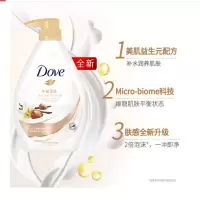多芬丰盈宠肤美肤沐浴乳720g*单瓶装 柔滑肌肤 留香润肤(新老包装随机)