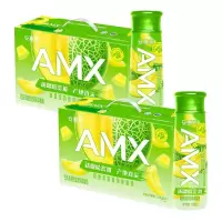 [4月生产]伊利 安慕希AMX新疆哈密瓜奶昔风味酸奶230g*10瓶*2箱 礼盒装