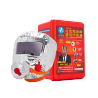 纳家安防毒面具 呼吸器 全面滤烟呼吸器面罩 逃生面具3c认证 过滤式消防自救
