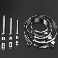 汇特益 不锈钢抱箍 52mm-55mm 2只/组(单位:组)