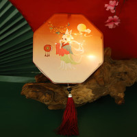 中国风复古宫廷发光宫灯儿童手提花灯汉服拍照道具