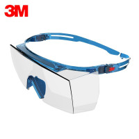 3M 3701ASGAF超强防雾防刮擦劳保防护中国款OTG安全眼镜透明1付装