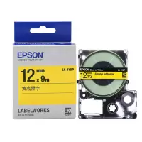 LK-4YBP 标签机色带 12mm黄底黑字