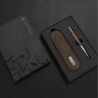 笔下 轮回花梨木中性签字笔 解压转经 高档商务礼物 胡桃木笔盒+花梨转轮笔-礼盒装