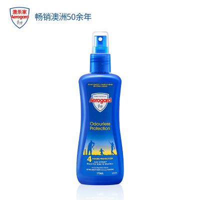Aerogard澳乐家驱蚊液175ml户外长效防蚊水剂喷雾