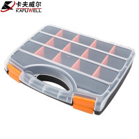 卡夫威尔 零件收纳盒 螺丝分类透明物料盒电子元器件五金工具储物盒 320*255*60mm NF4024