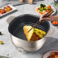 苏泊尔(SUPOR)电火锅家用5升多功能大功率电锅H2828FK38