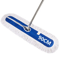 捷运达锐保尘推拖把商用大号平板拖把90cm吸水棉纱