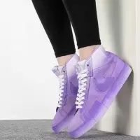 耐克(NIKE)男鞋春季新款Blazer Mid高帮透气轻便耐磨舒适运动滑板休闲板鞋 DR9087-555
