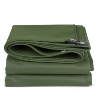 户外加厚帆布 货车蓬布防水布遮阳隔热篷布(5*5米带拉绳)