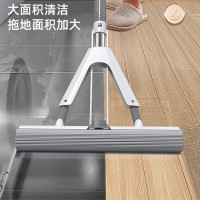 毕亚兹海绵吸水拖把免手洗28cm大号胶棉拖地家用一拖净 2个头