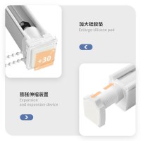 唐嘉 百叶窗帘蓝色 尺寸 宽1.35高1.65外装