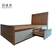 铭威盾可收纳储物抽屉公寓床2150*1000*900mm[现做商品 七天内发货]