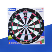 运动伙伴 中号盒装/6632-15寸飞镖盘 植绒针头飞镖靶套装 健身娱乐比赛配6支镖针