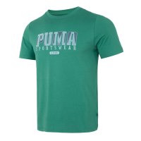 彪马(Puma)男装上衣2023夏季新款运动服跑步健身训练透气宽松休闲短袖T恤 676622-37