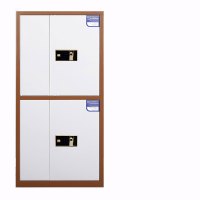 文件柜通双节-咖白套-指纹锁1.2mm