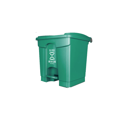 苏宁宜品推荐绿色30L脚踏式垃圾桶