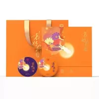 大益-F 花好月圆生熟普洱茶礼盒 生茶+熟茶100g*4饼