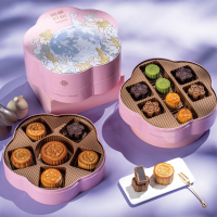 锦华礼 玉兔揽月860g中秋月饼组合