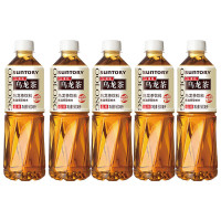 三得利低糖乌龙茶500ml*5瓶茶多酚茶饮料囤货 苏宁宜品推荐