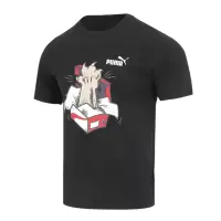 彪马(Puma)T恤男装上衣2023夏季新款运动服跑步健身训练透气宽松休闲短袖 676699-01