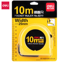 得力(deli)10m公英制钢卷尺/测量尺/测量工具 8210 单位:把
