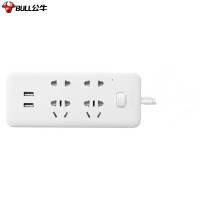 公牛(bull) 插排4位插口2位USB接口总长1.5M总控 GNV-UUA124(单位:个)