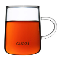 果兹(GUOZI)GZ-S19绿茶对杯居家办公玻璃水杯250ml×2