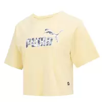 彪马(PUMA)女装短袖 2023夏季新款健身训练运动服潮流时尚透气圆领半袖T恤衫 677133-42