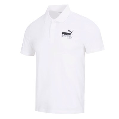 彪马(Puma)短袖男装上衣2023夏季新款运动服跑步健身训练透气宽松休闲POLO衫 677139-02